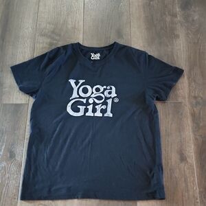Yoga Girl Black T-Shirt ORGANIC COTTON